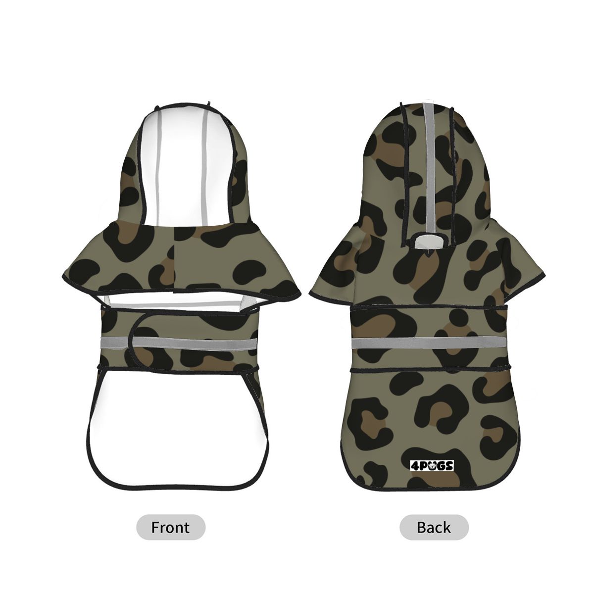 Nova - Reflective Pug Poncho