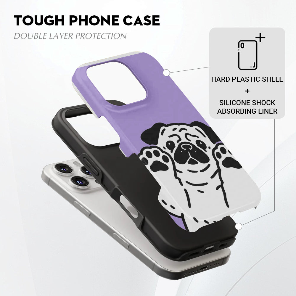 Otis - Dual-Layer Pug Phone Case