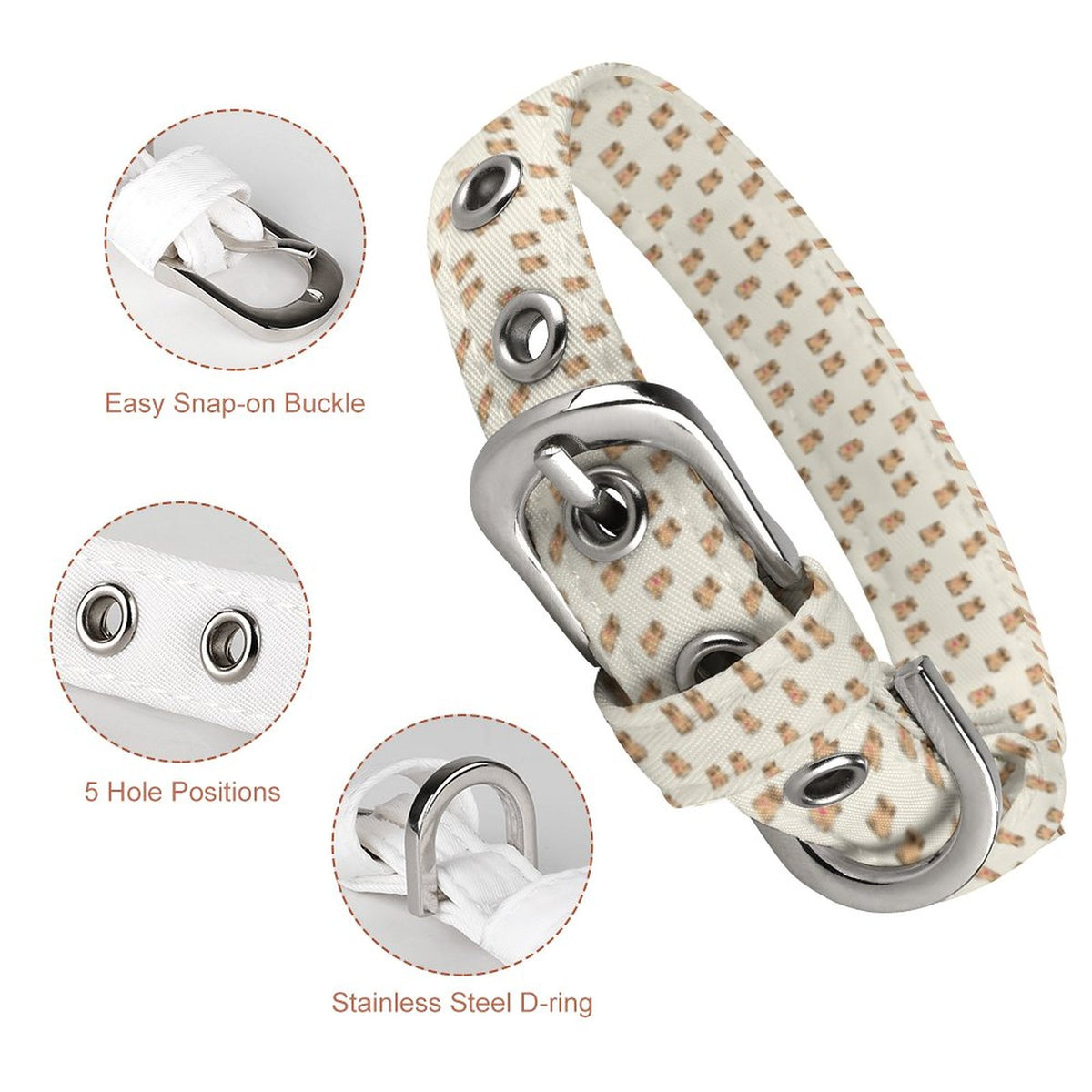 Nala - Adjustable Pug Collar