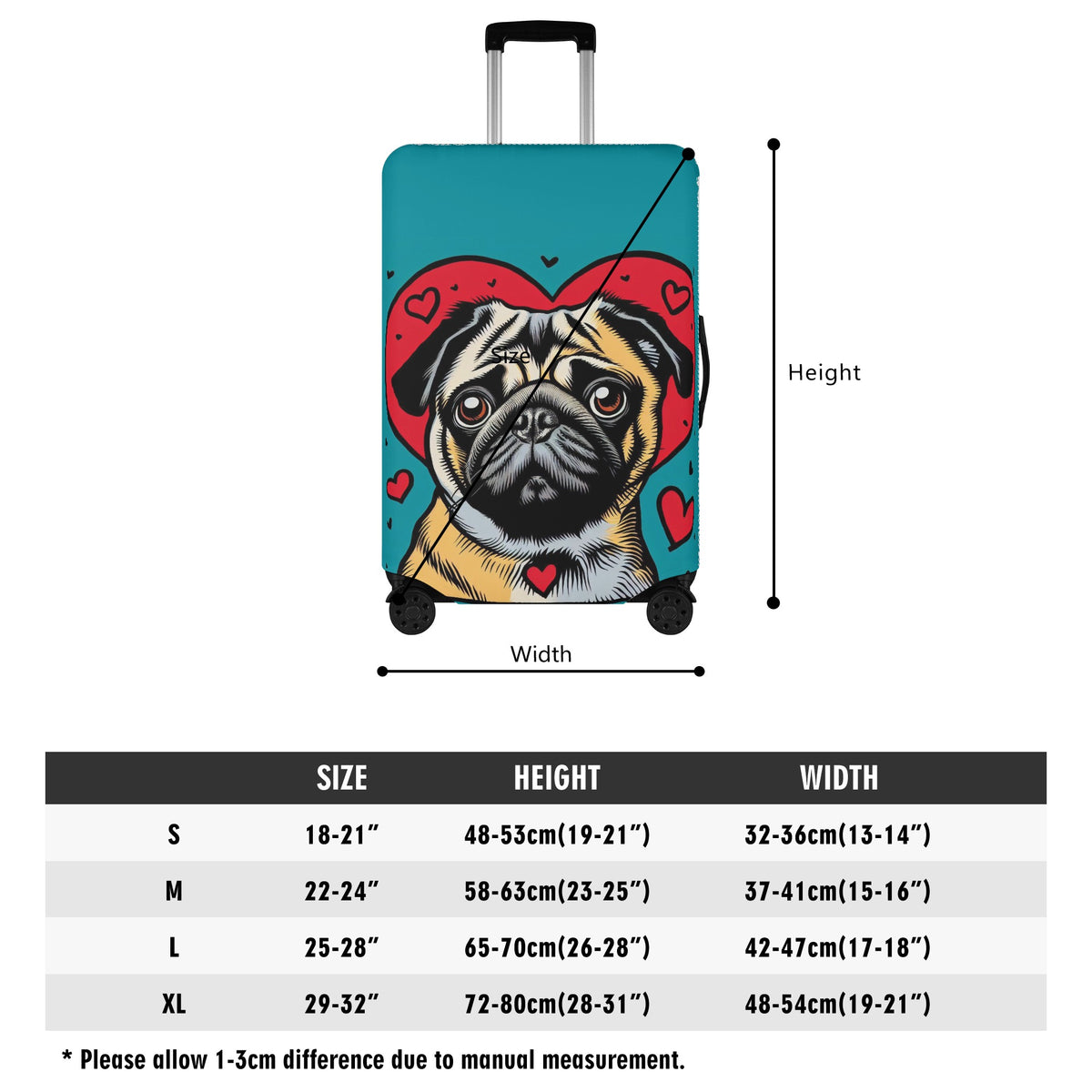 Doodle - Luggage Cover
