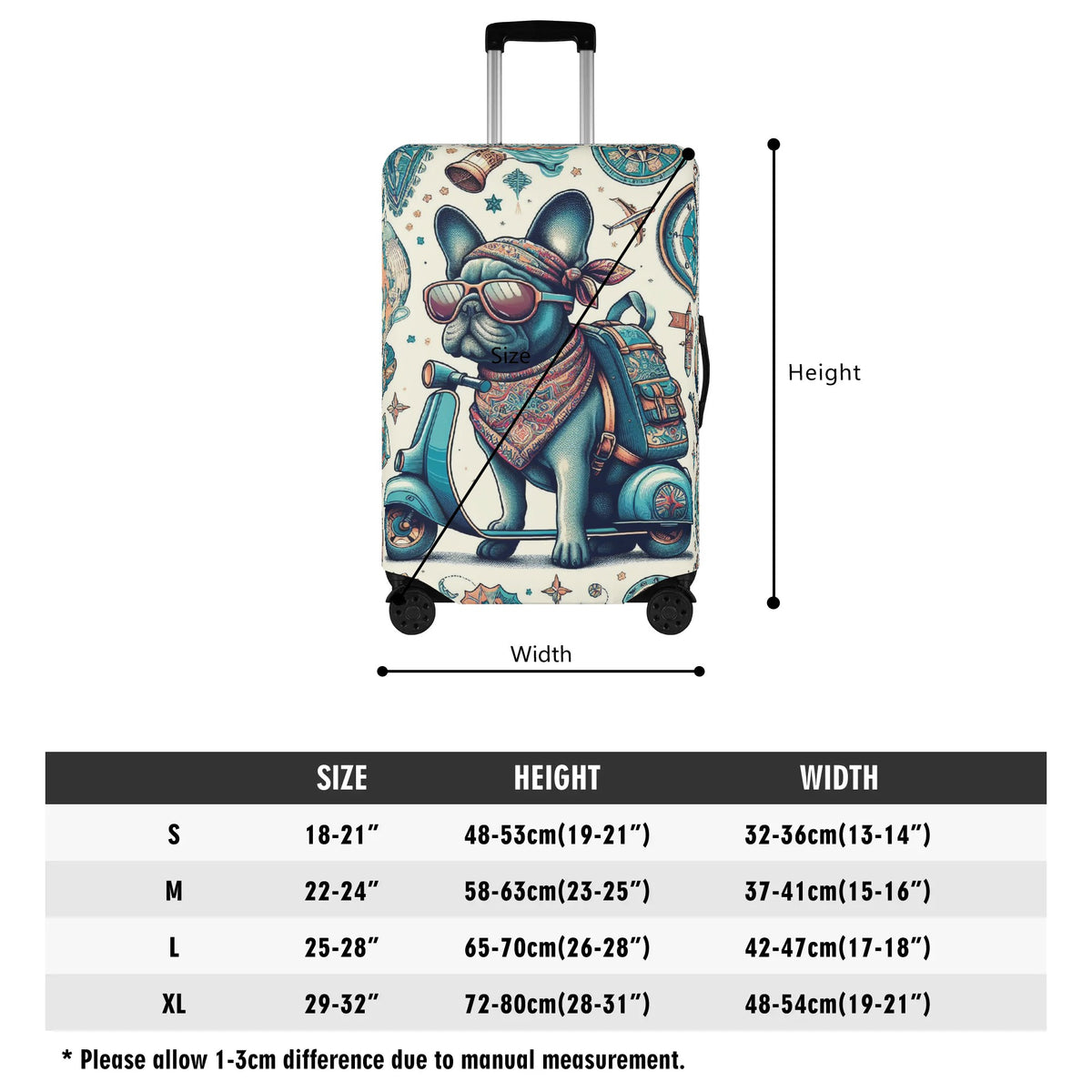 Pixel - Luggage Cover