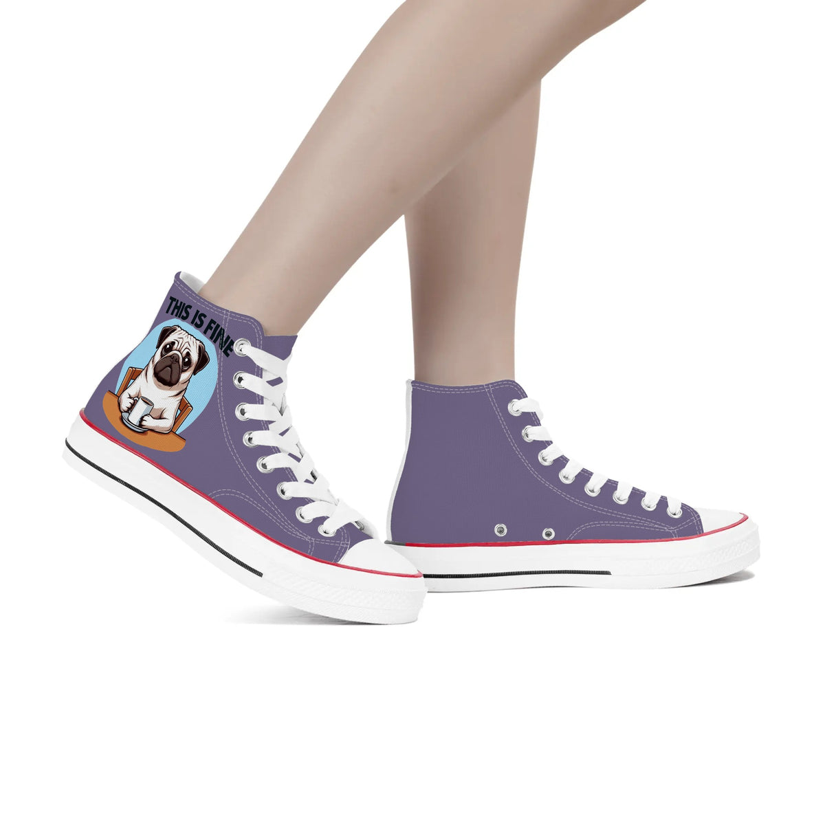 Lady - Classic High Top Canvas Shoes