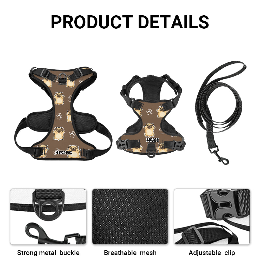 Bear - Pug Dog Harness