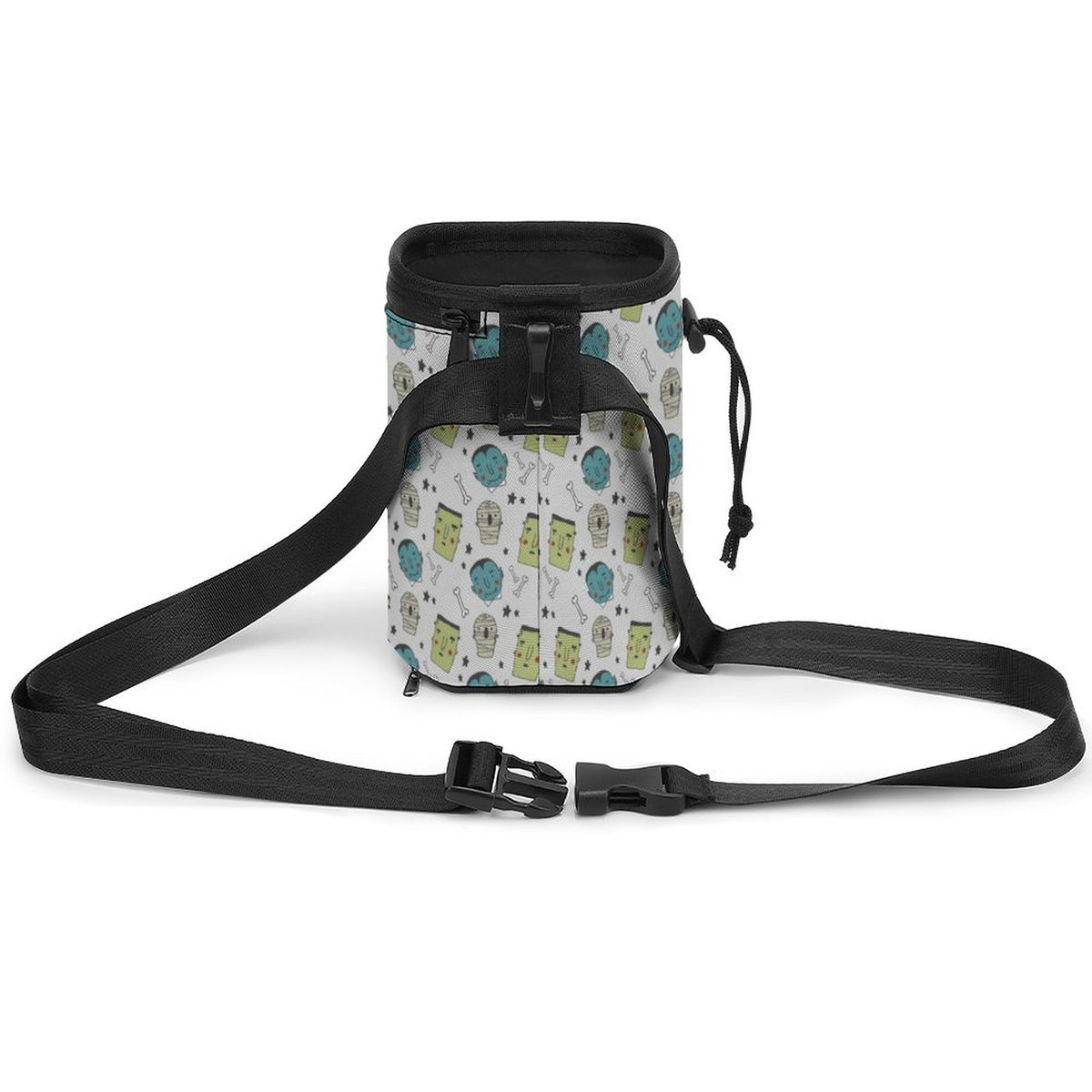 Blue - Pug Treat Training Pouch | Portable Bait Bag with Waist Clip