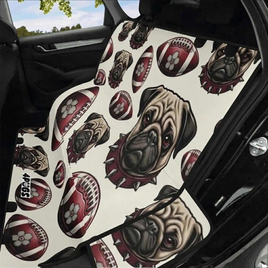 Bronx - Waterproof Pug Car Seat Cover