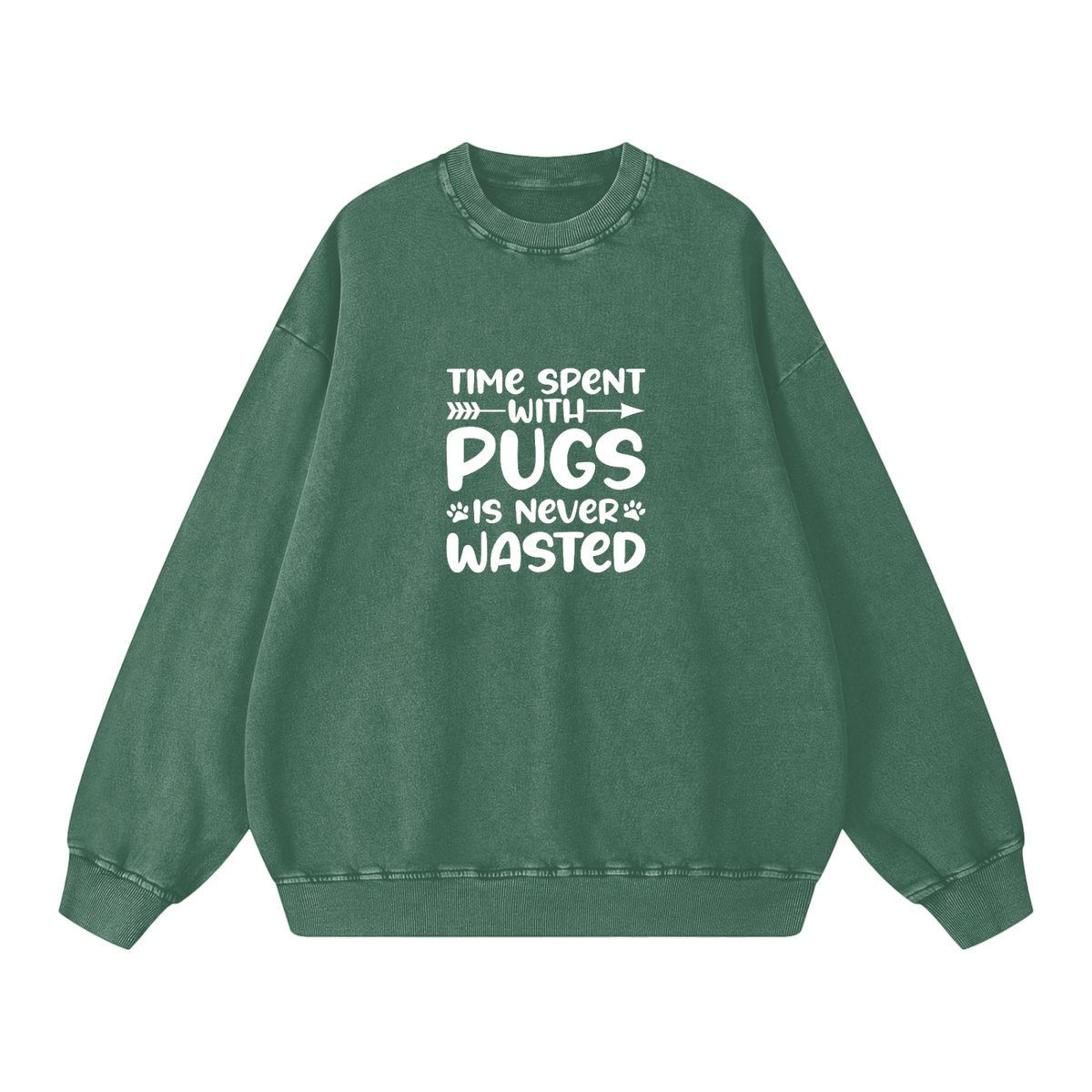 Bear - Snow Washed Oversized Sweatshirt