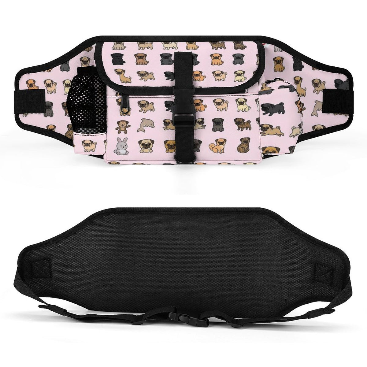 Loki - Pug Treat Training Pouch | Outdoor Storage Waist Bag