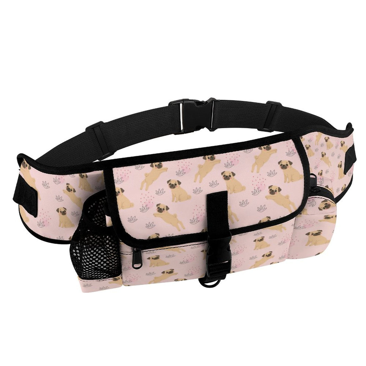 Luna - Pug Treat Training Pouch | Outdoor Storage Waist Bag