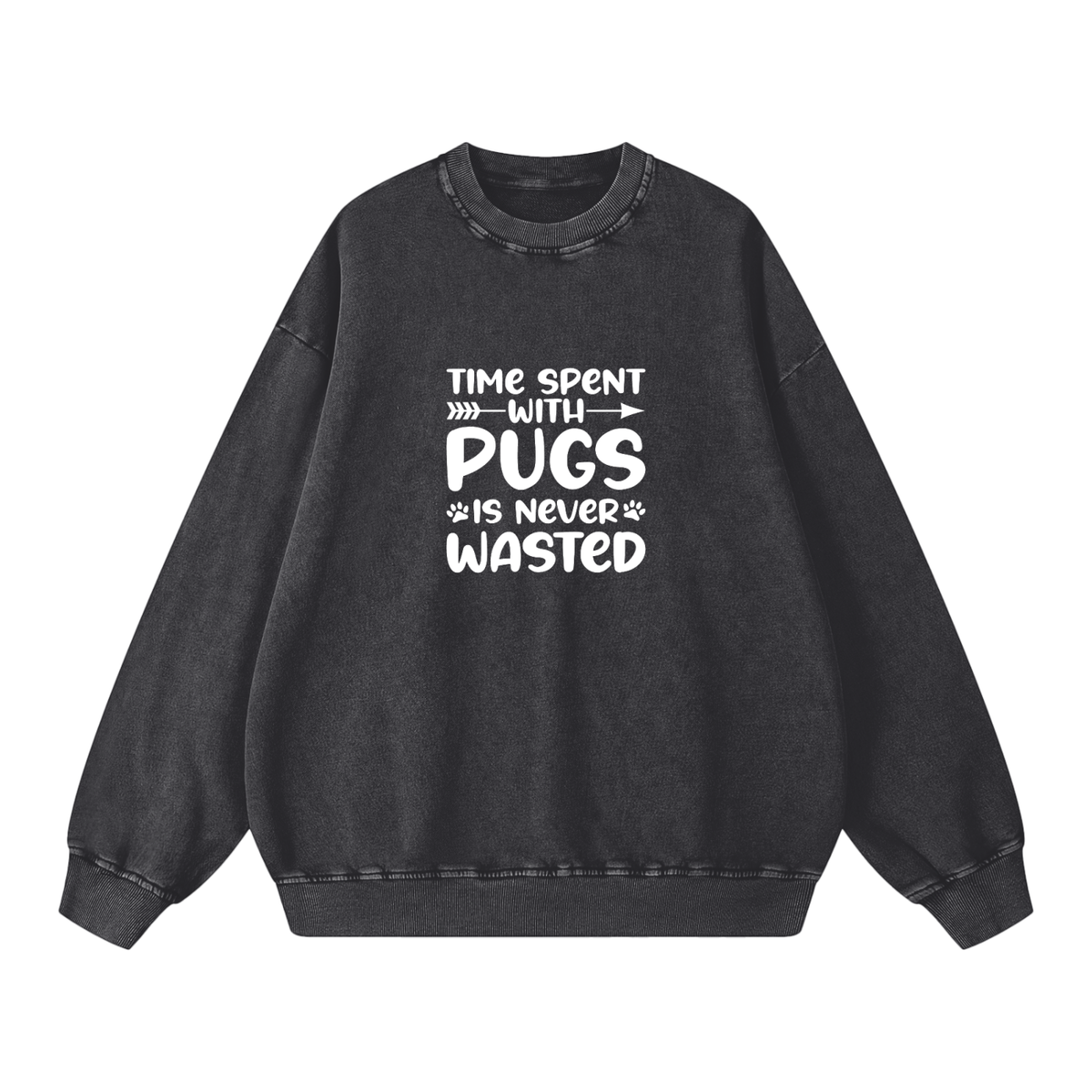 Bear - Snow Washed Oversized Sweatshirt