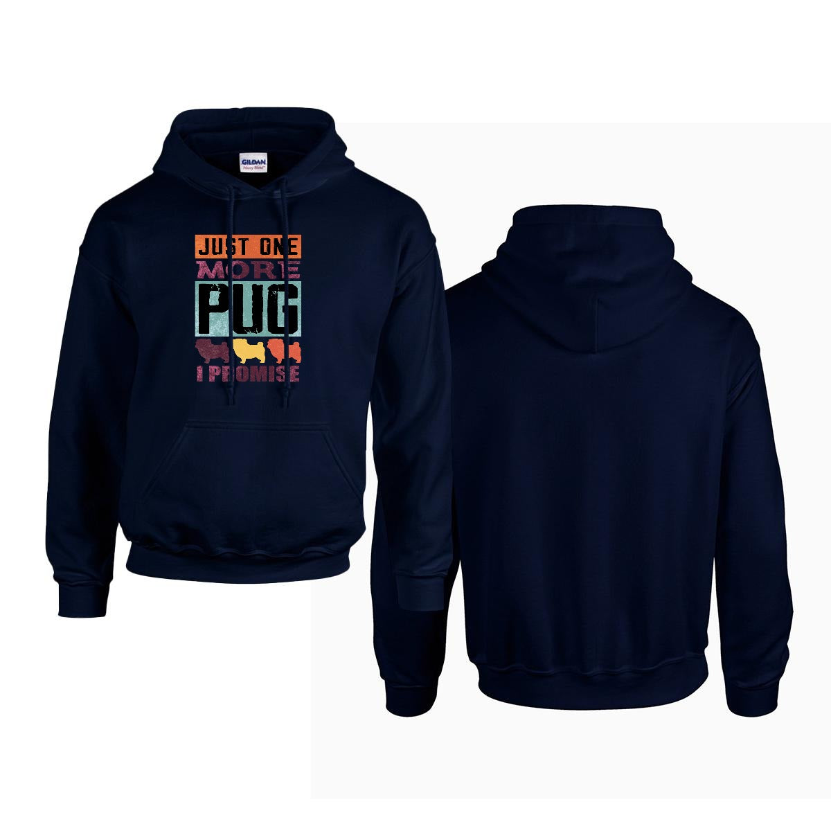 Zara - Pug Lover Hoodie – Essential Unisex Cotton Sweatshirt