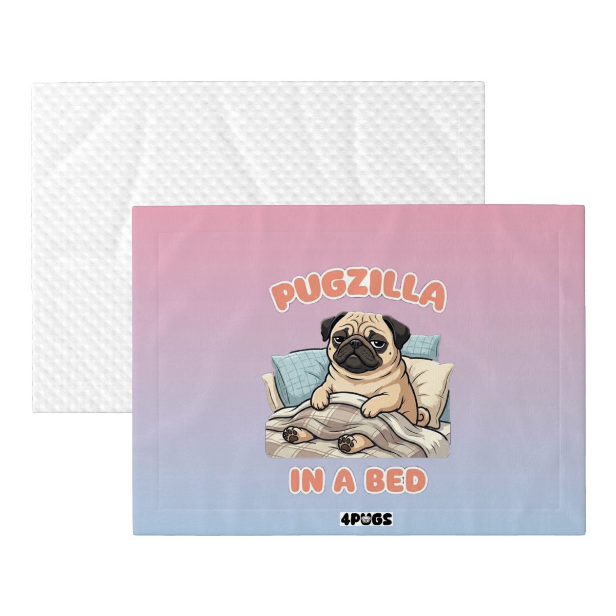 Bandit - Pug Blanket