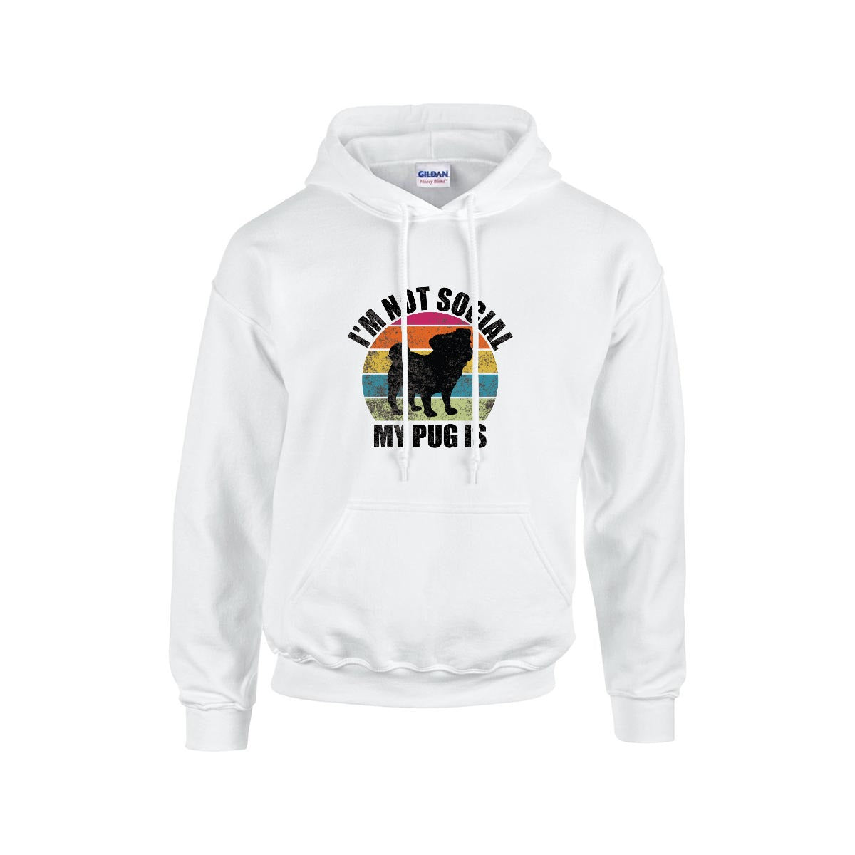 Mochi - Pug Lover Hoodie – Essential Unisex Cotton Sweatshirt
