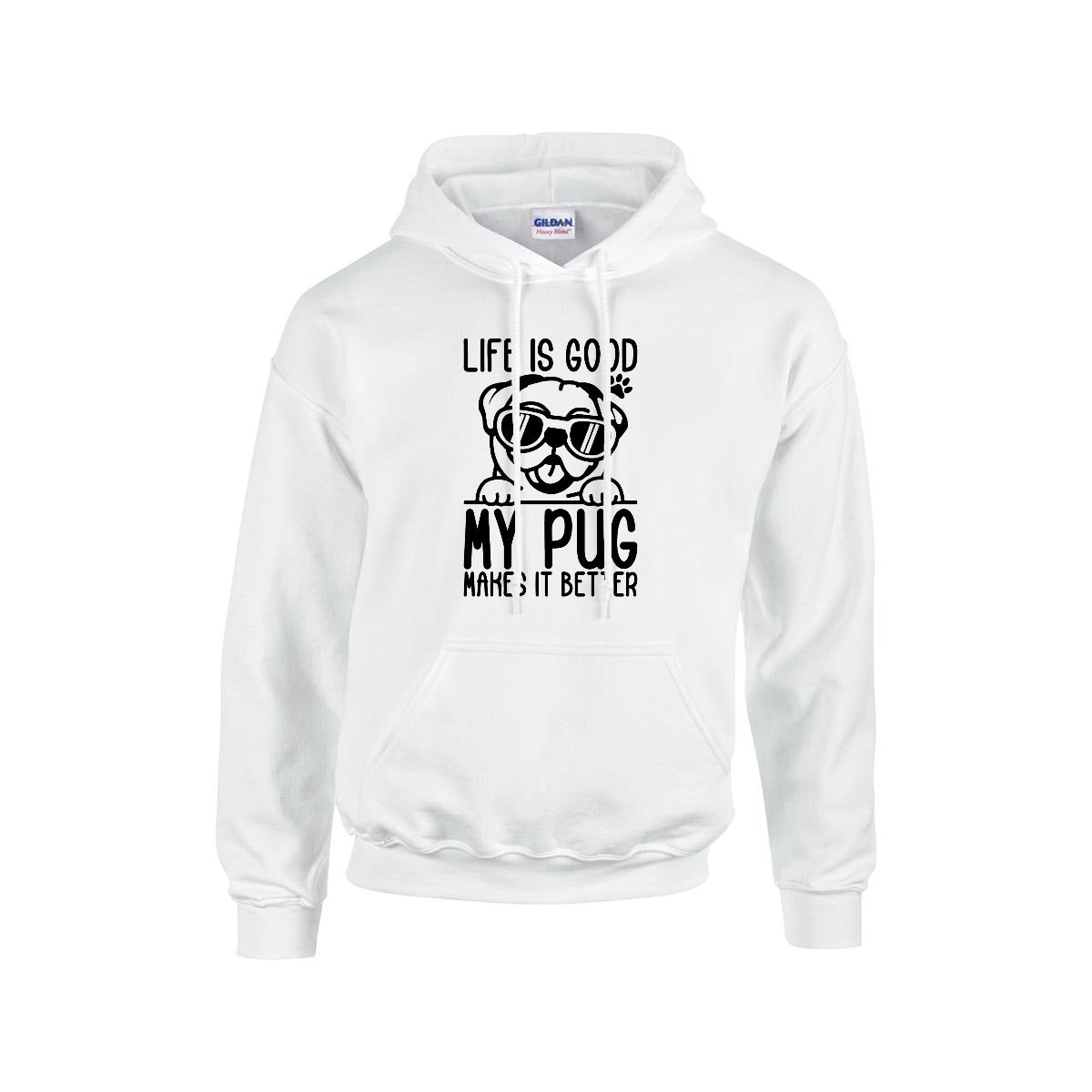 Lulu - Pug Lover Hoodie – Essential Unisex Cotton Sweatshirt