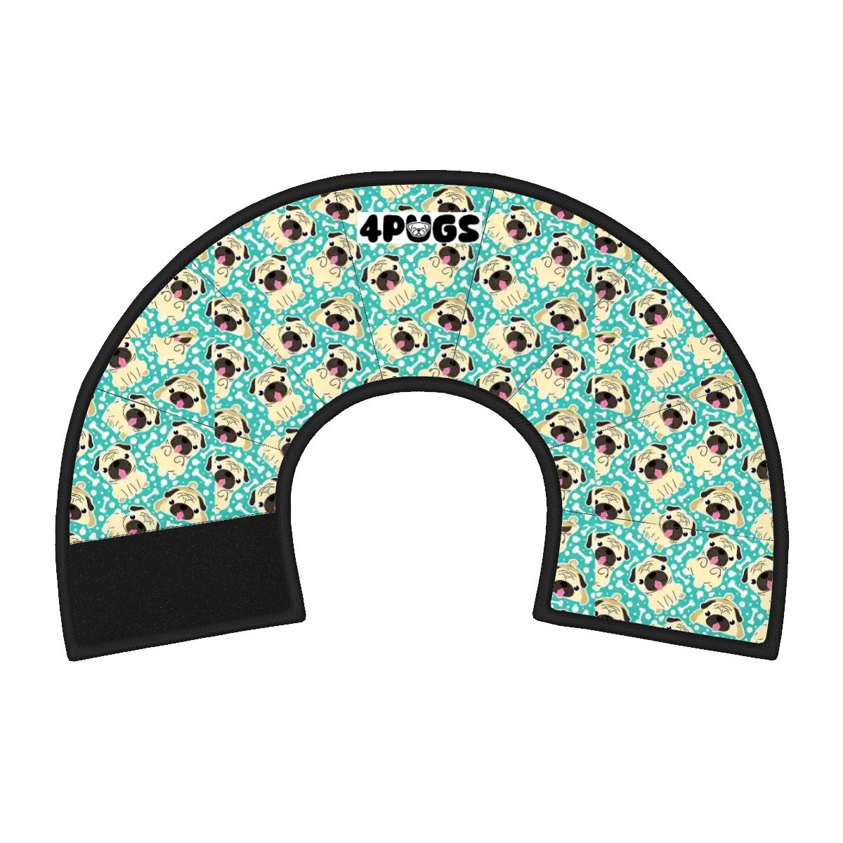 Charlie - Elizabethan Cone Collar Pug Fit