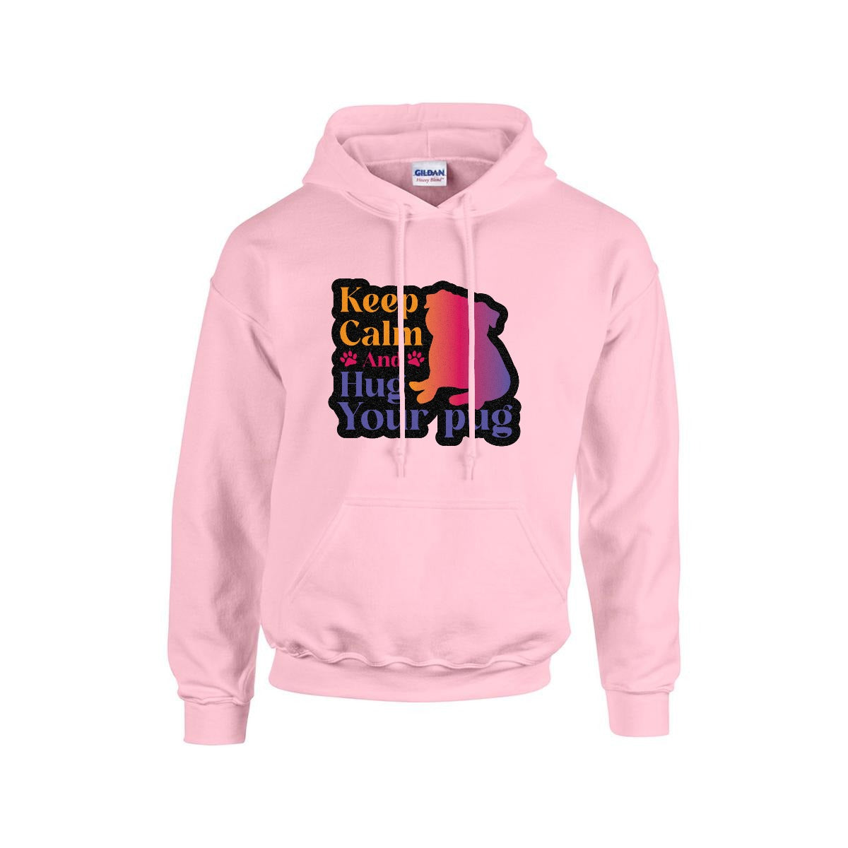 Blue - Pug Lover Hoodie – Essential Unisex Cotton Sweatshirt