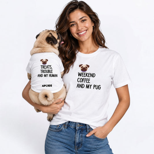 Atlas - Matching Dog T-Shirt | Breathable Pug Tee