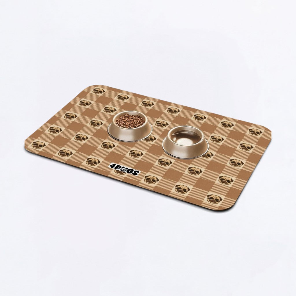 Lola - Premium Leather Dog Food Mat