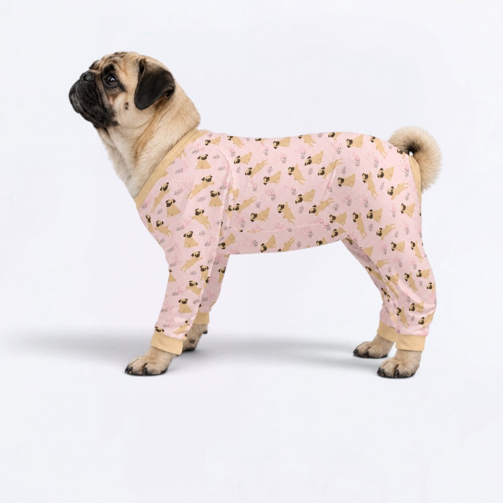 Willow - Matching Dog Pajamas | Soft Stretchy Pet Onesie Sleepwear.