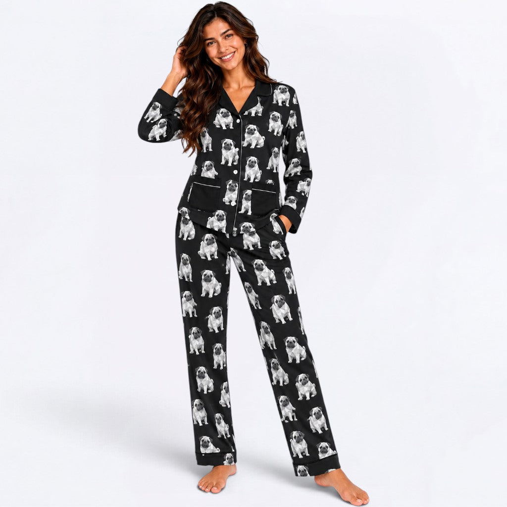 Hazel - Matching Owner Pajama Set | Unisex Adult Sleepwear.