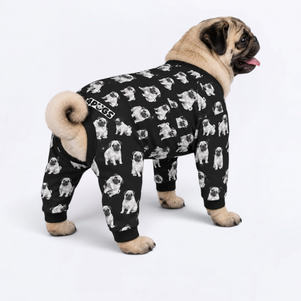 Hazel - Matching Dog Pajamas | Soft Stretchy Pet Onesie Sleepwear.