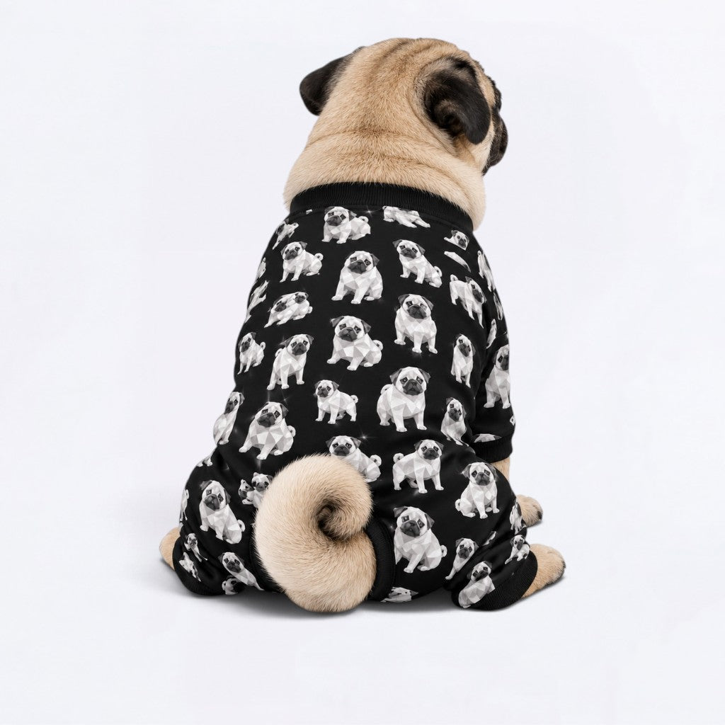 Hazel - Matching Dog Pajamas | Soft Stretchy Pet Onesie Sleepwear.