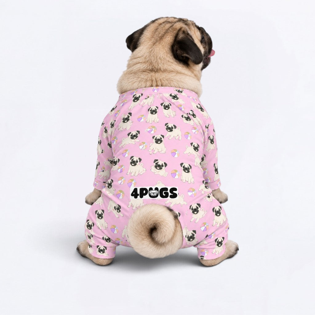 Dolly - Matching Dog Pajamas | Soft Stretchy Pet Onesie Sleepwear.