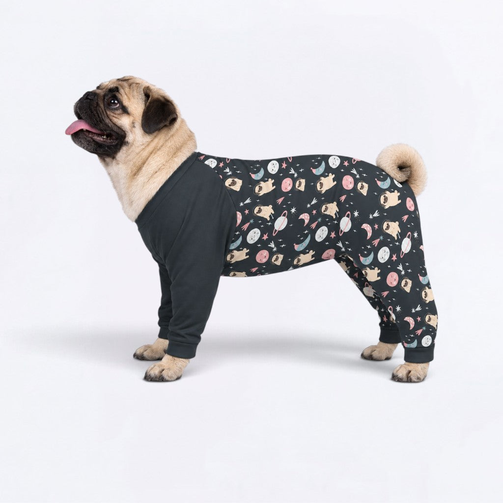 Mia - Matching Dog Pajamas | Soft Stretchy Pet Onesie Sleepwear.