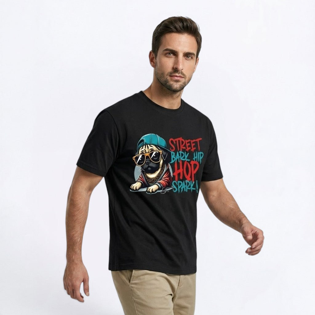 Chase - Unisex Pug T-Shirt – Premium Cotton Dog Lover Tee