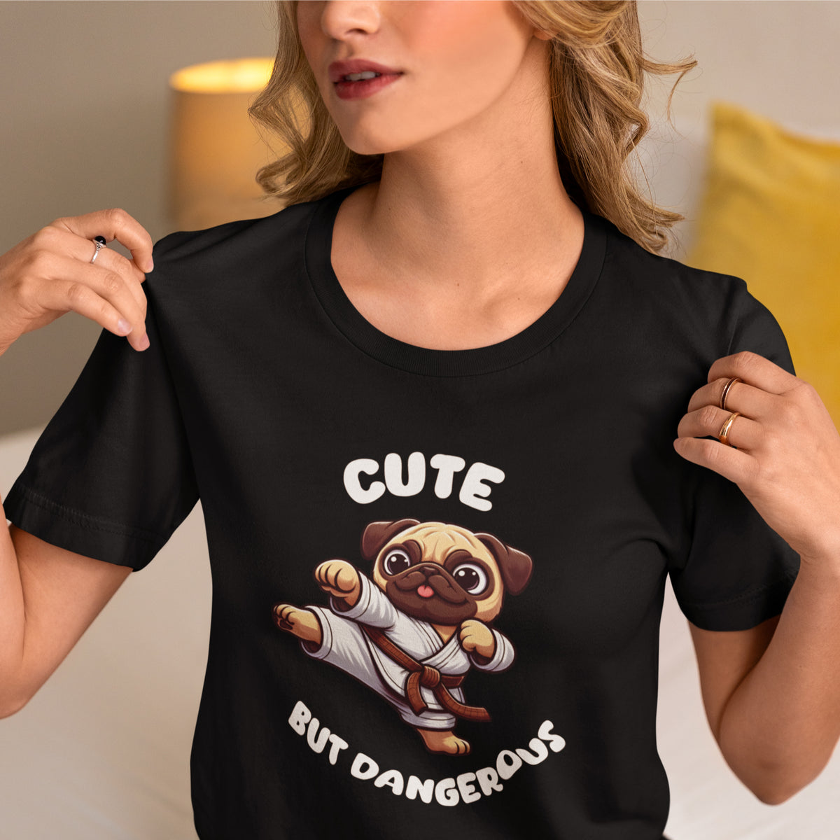 Atlas - Unisex Pug T-Shirt – Premium Cotton Dog Lover Tee