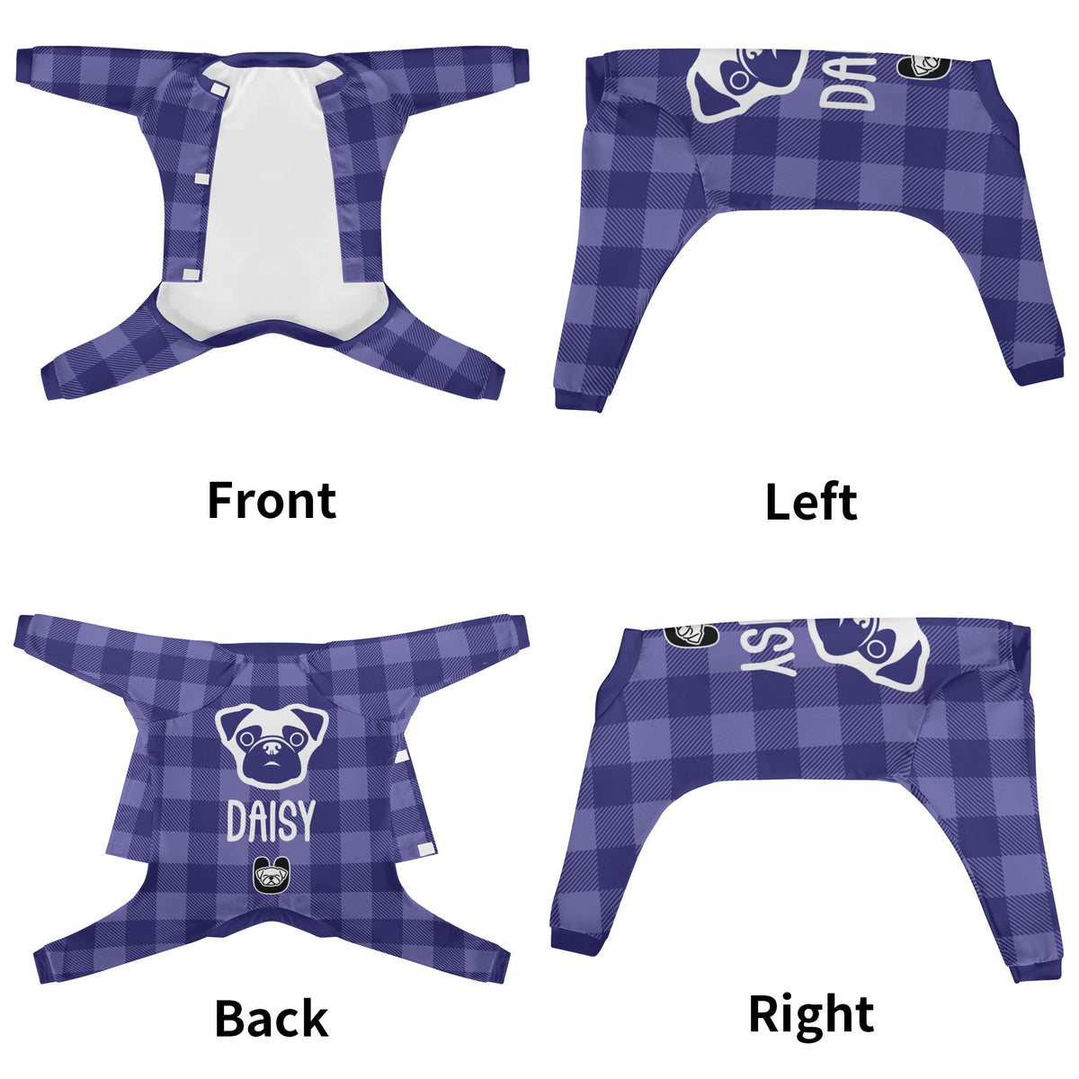 Oliver - Personalized Pug Pajamas