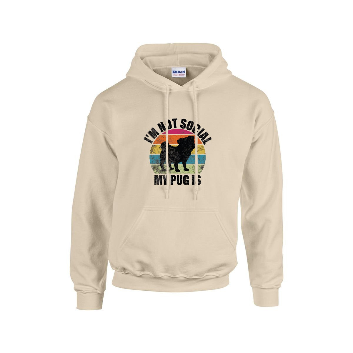 Mochi - Pug Lover Hoodie – Essential Unisex Cotton Sweatshirt