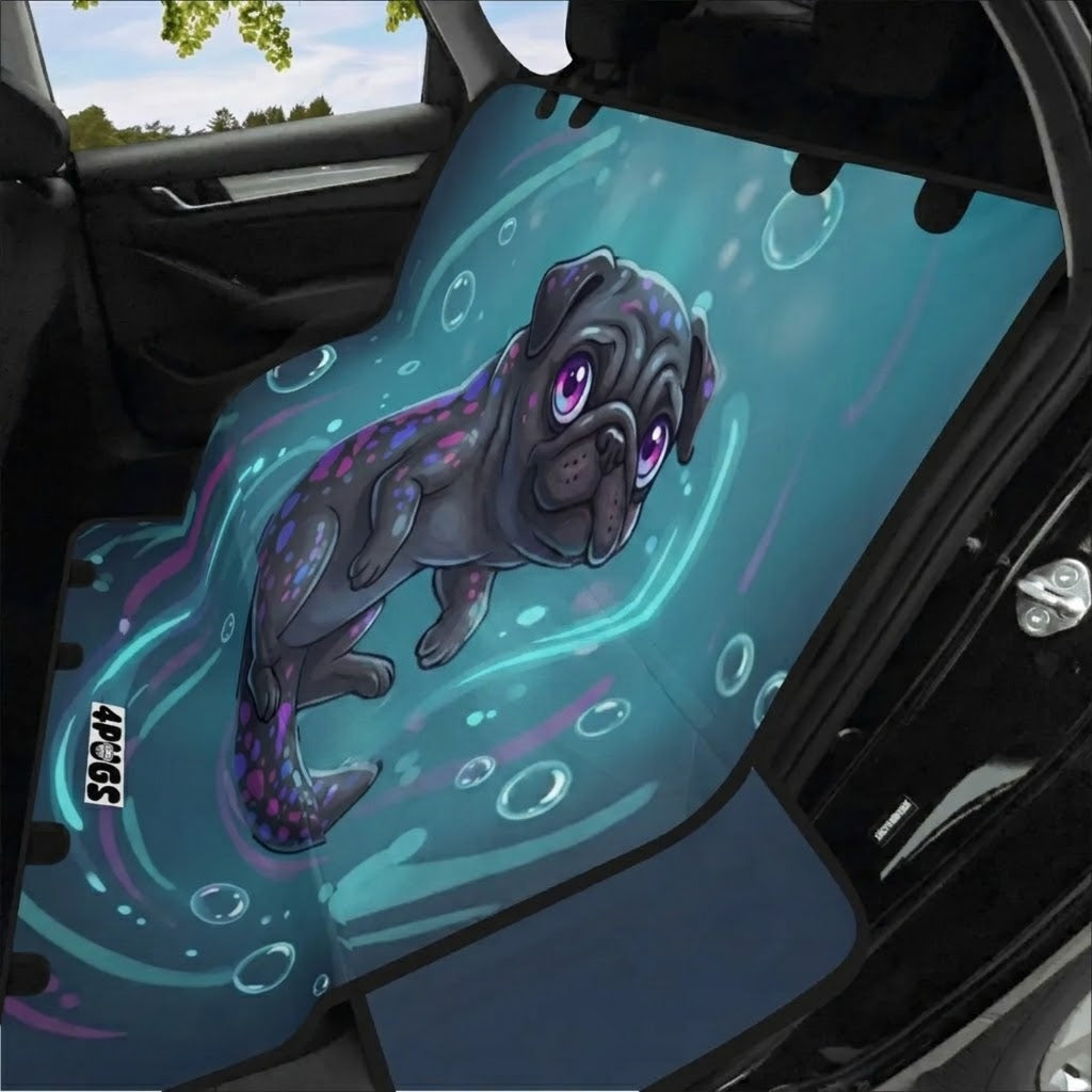 Pearl - Waterproof Pug Car Seat Cover