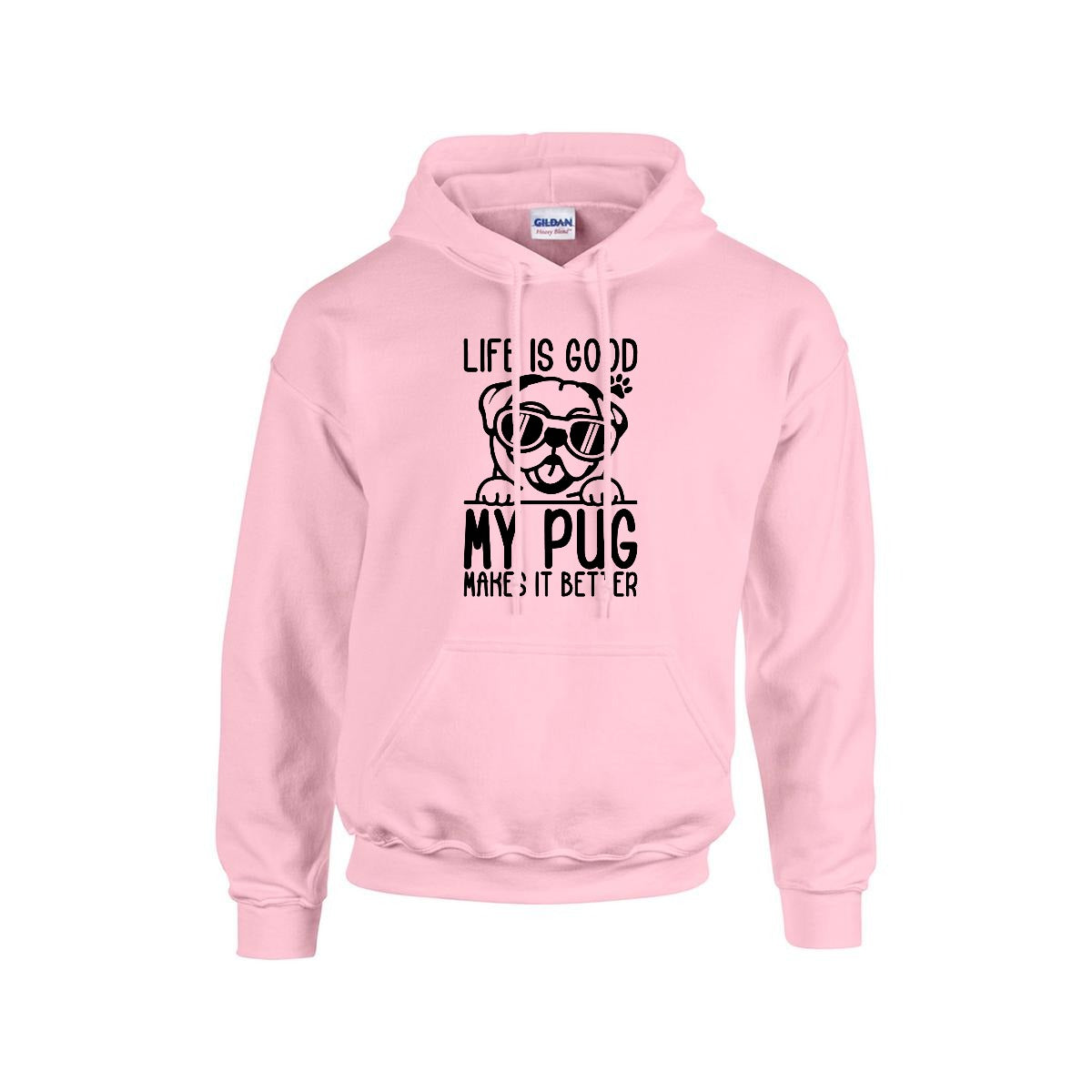 Lulu - Pug Lover Hoodie – Essential Unisex Cotton Sweatshirt