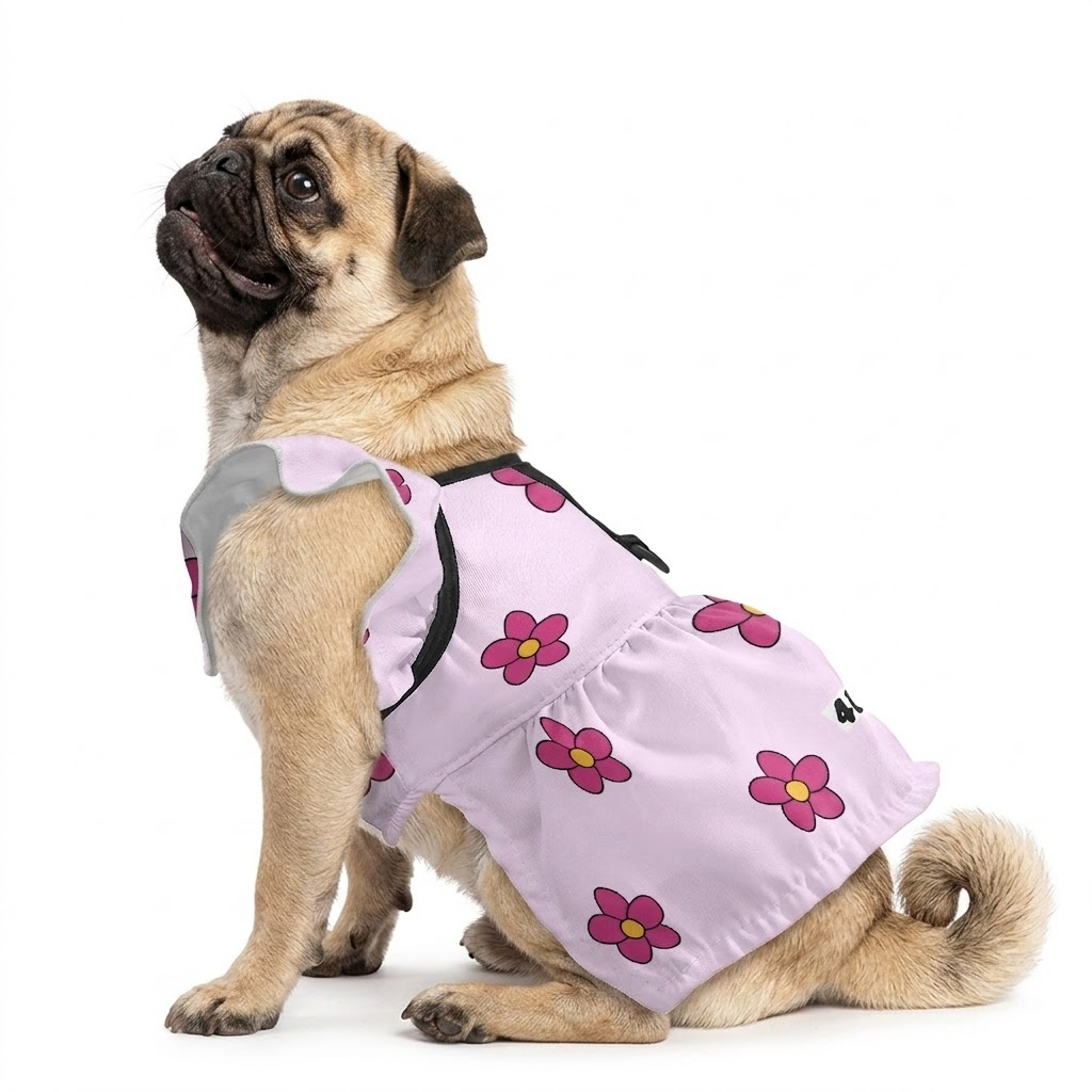 Blossom - pug summer fashion