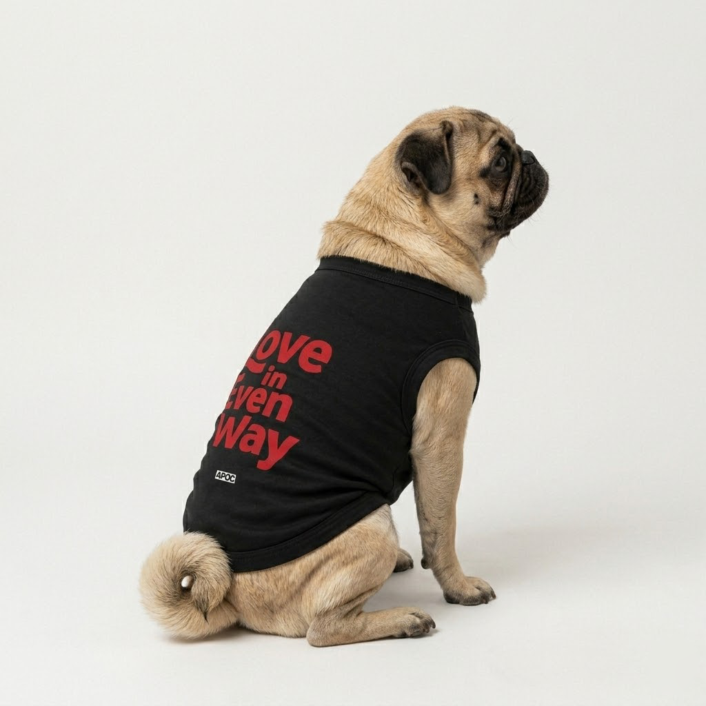 Mia - Pug Sleevless Vest