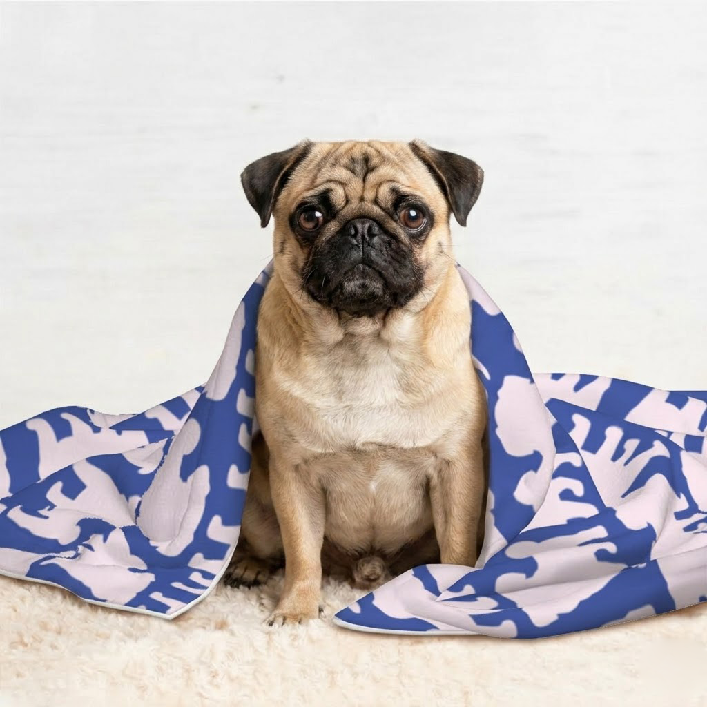 Blossom - Pug Blanket