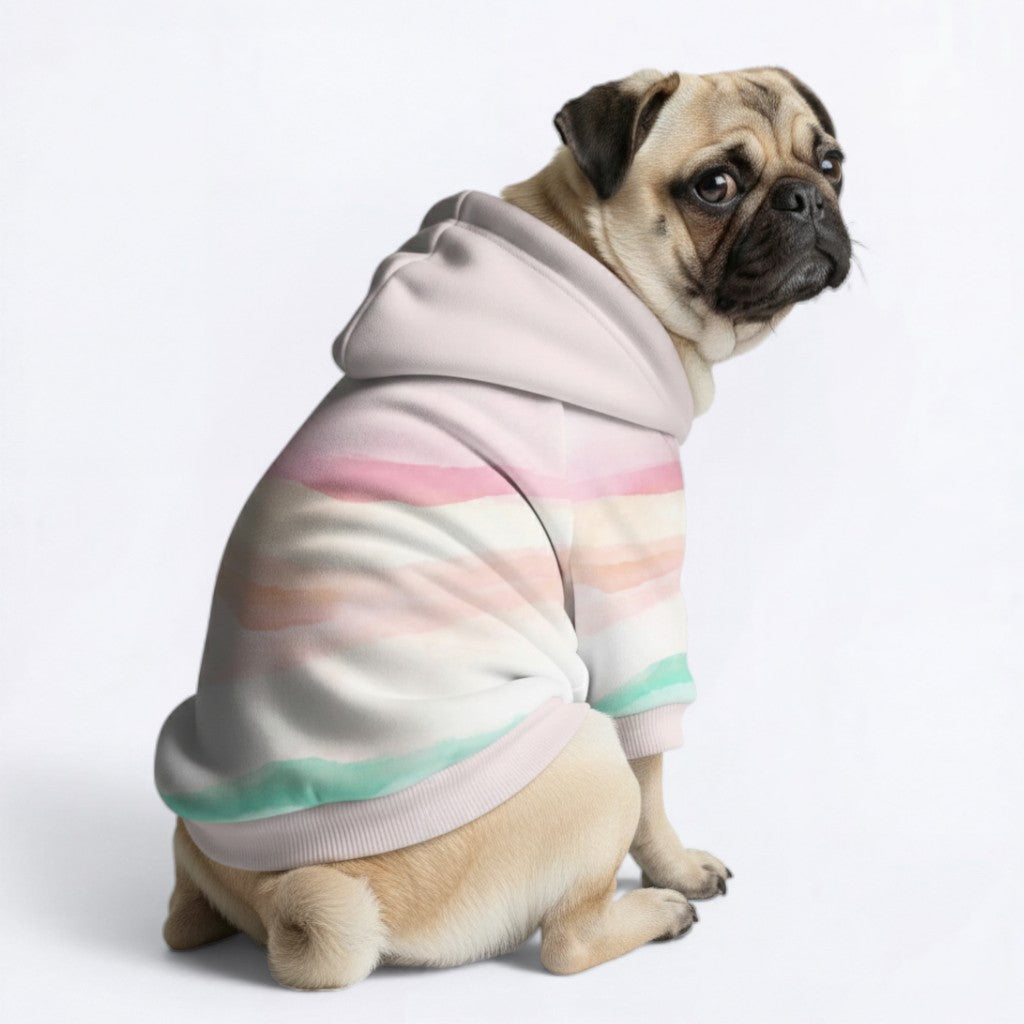 Blue - Pug Dog Hoodie