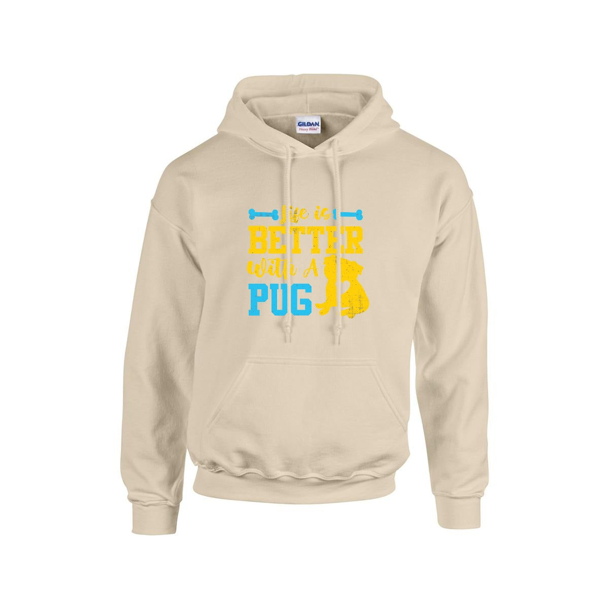Loki - Pug Lover Hoodie – Essential Unisex Cotton Sweatshirt