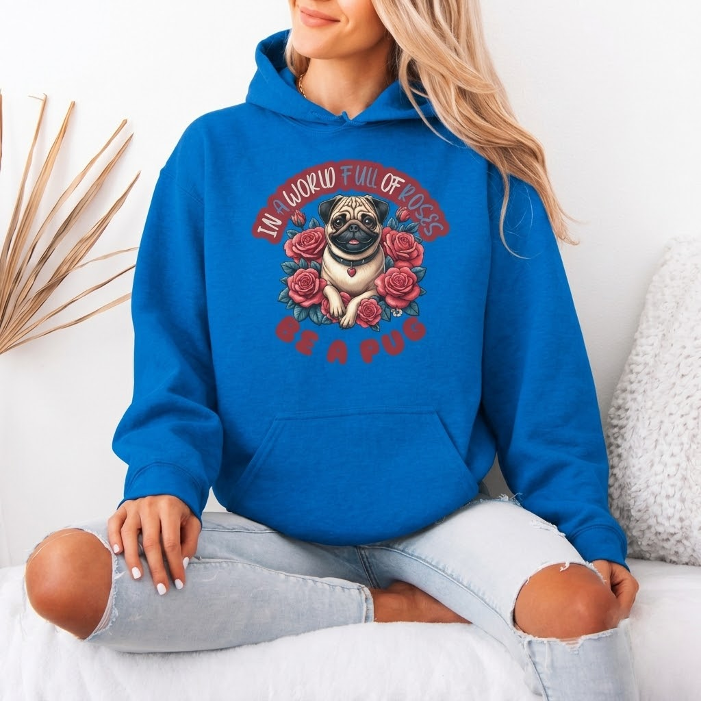 Lilo - Pug Lover Hoodie – Essential Unisex Cotton Sweatshirt