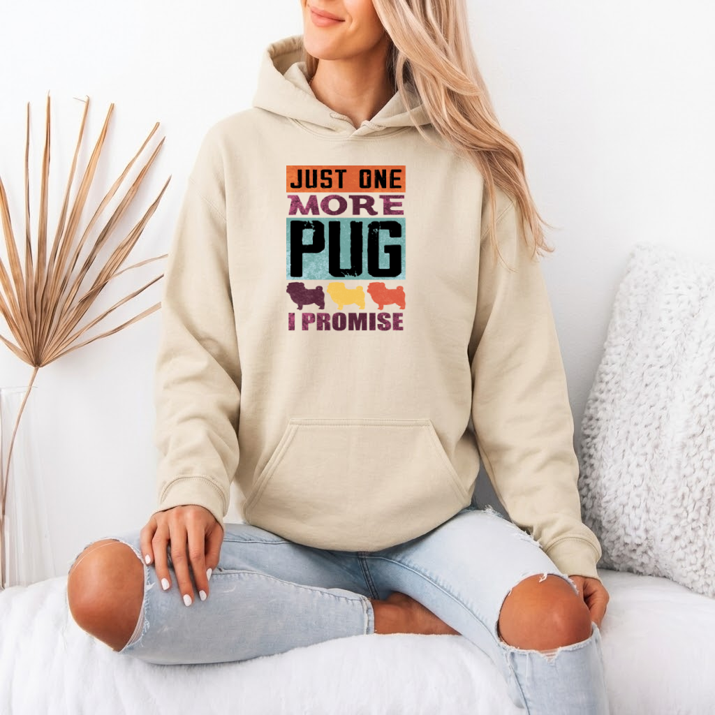 Zara - Pug Lover Hoodie – Essential Unisex Cotton Sweatshirt