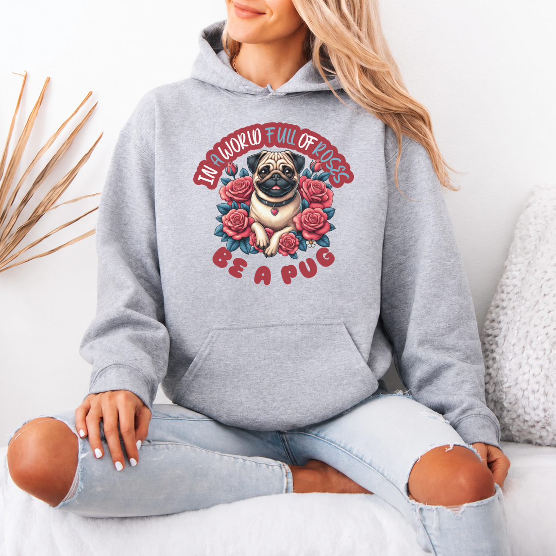 Lilo - Pug Lover Hoodie – Essential Unisex Cotton Sweatshirt