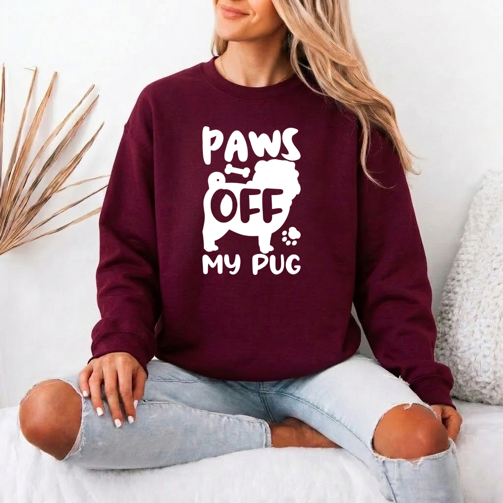 Thor - Unisex Cotton Sweater for Pug Lovers