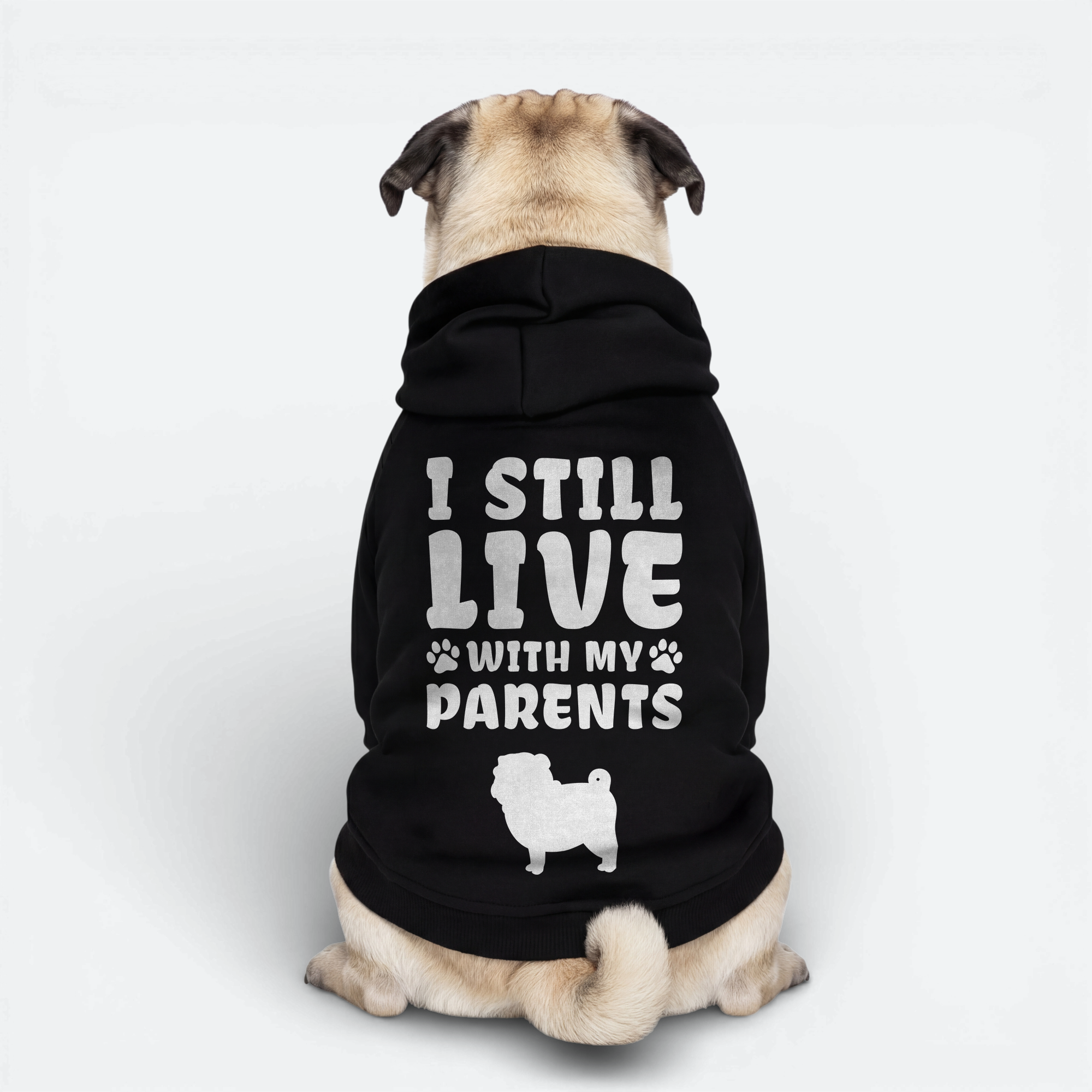 Premium Cotton Hoodies for Pugs