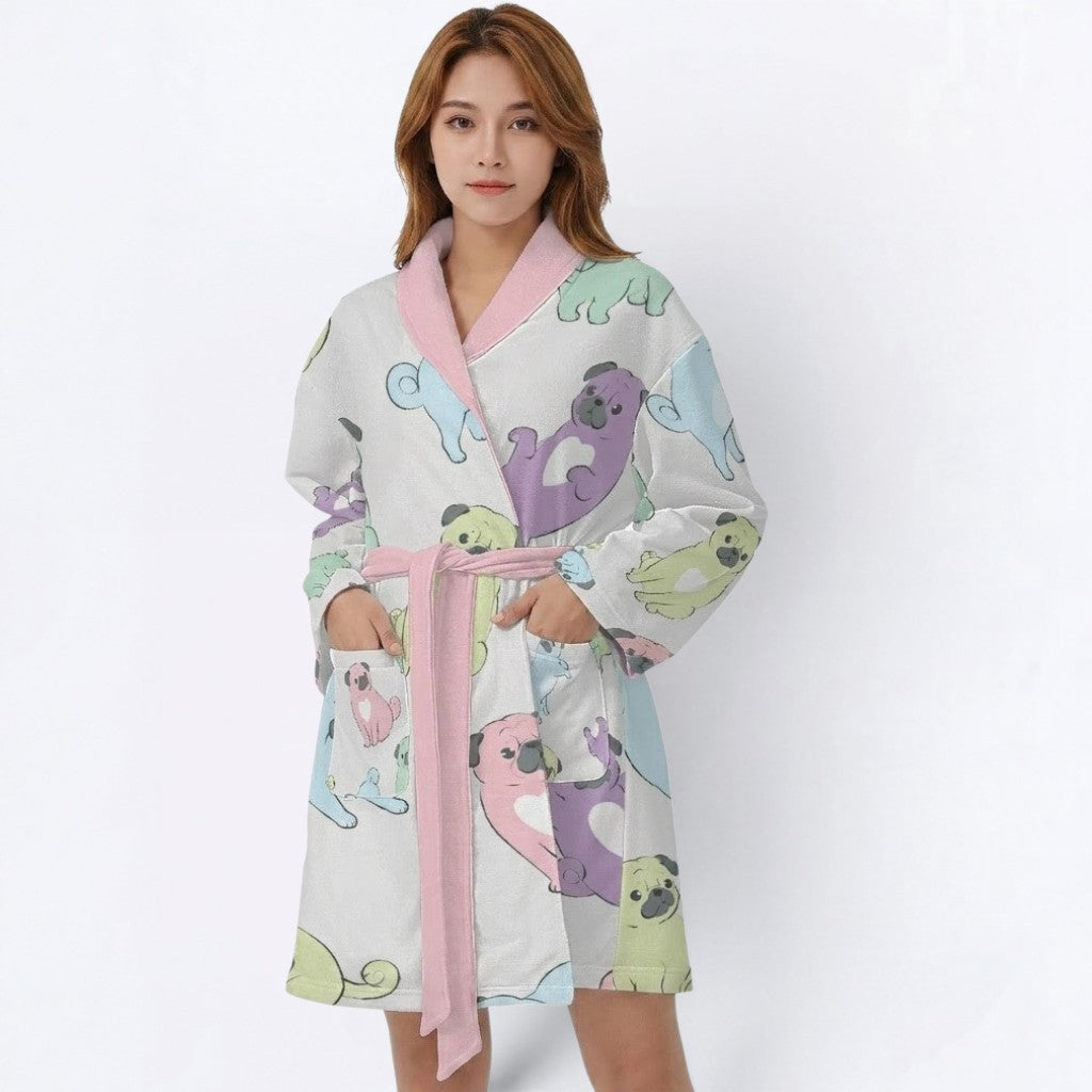 Bathrobe for Pug Lovers