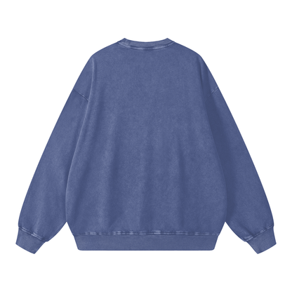 Peanut - Snow Washed Oversized Sweatshirt