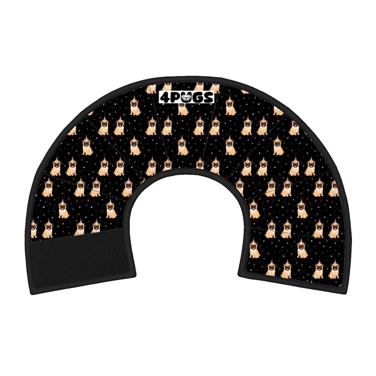Willow - Elizabethan Cone Collar Pug Fit