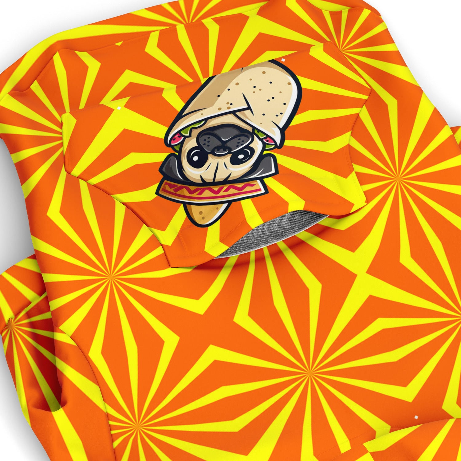 Ace - Pug Zip-Up Hoodie