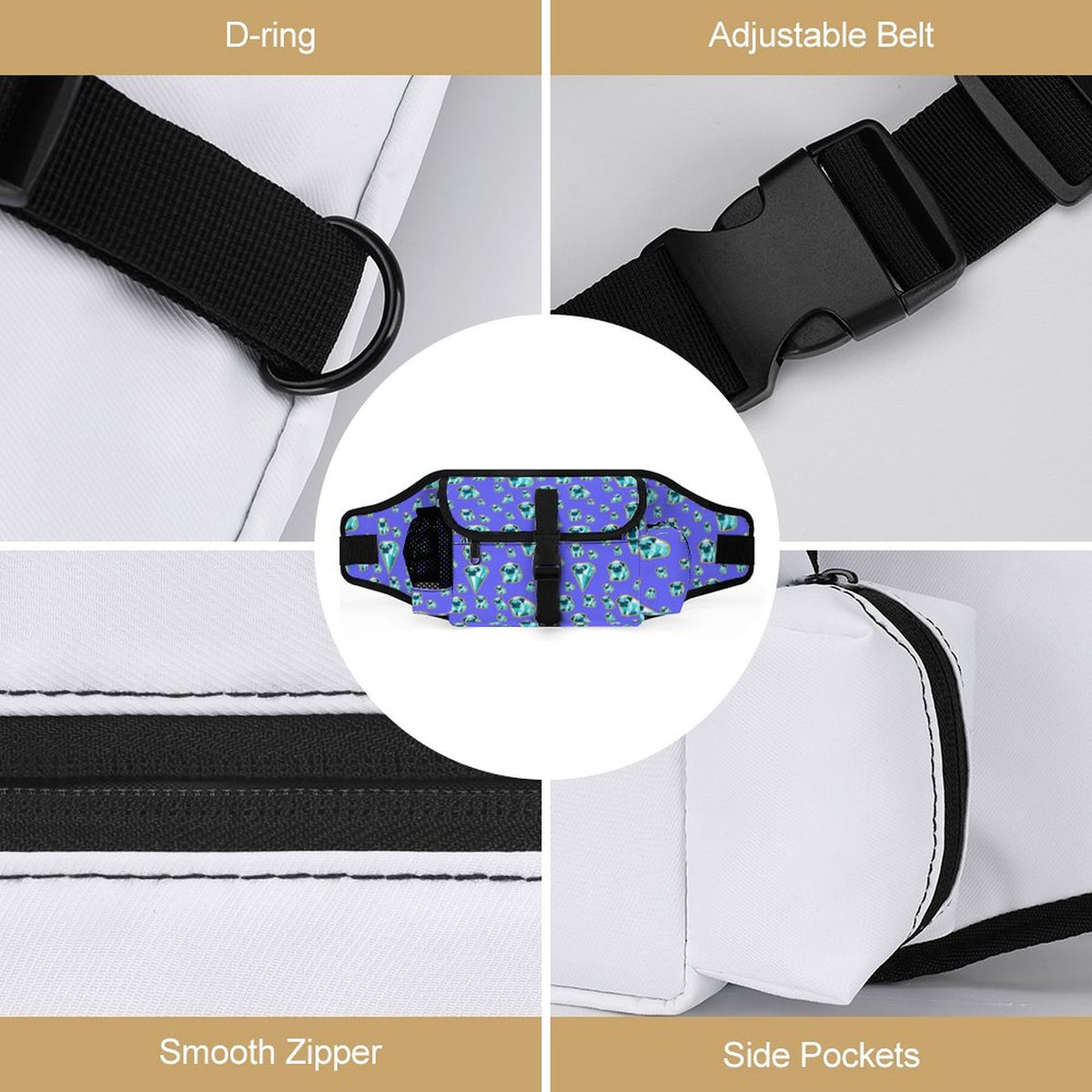 Atlas - Pug Treat Training Pouch | Outdoor Storage Waist Bag