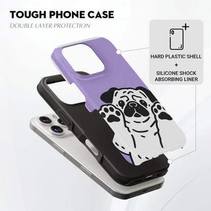Otis - Dual-Layer Pug  Phone Case