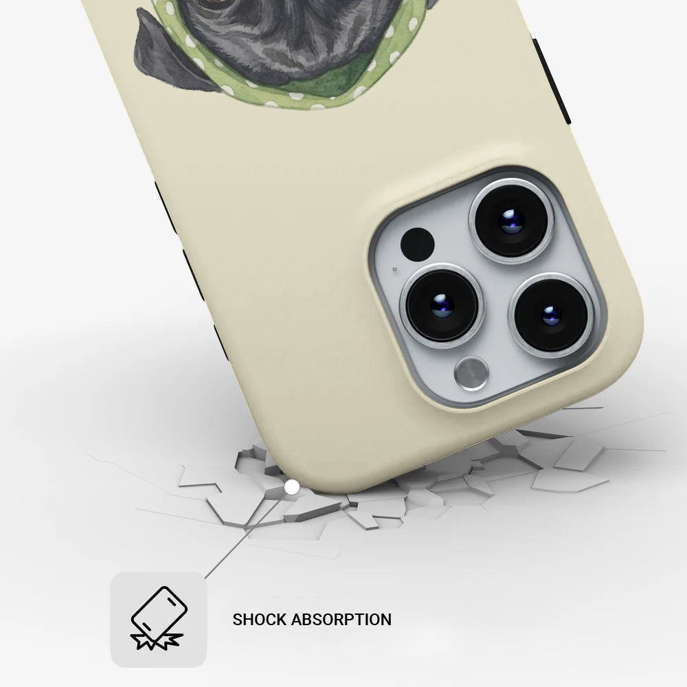 Max  - Dual-Layer Pug  Phone Case